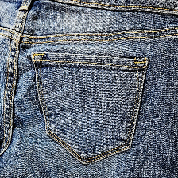 EUC Old Navy Original Mid-Rise Straight Leg Jeans Sz. 0 Reg [25x32] Blue - Picture 5 of 13